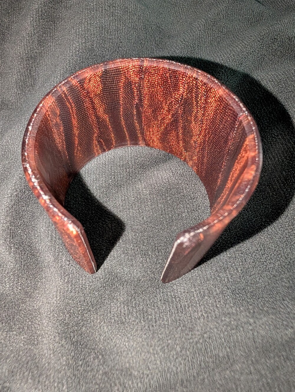 Dconstruct Copper Coloured Resin Cuff